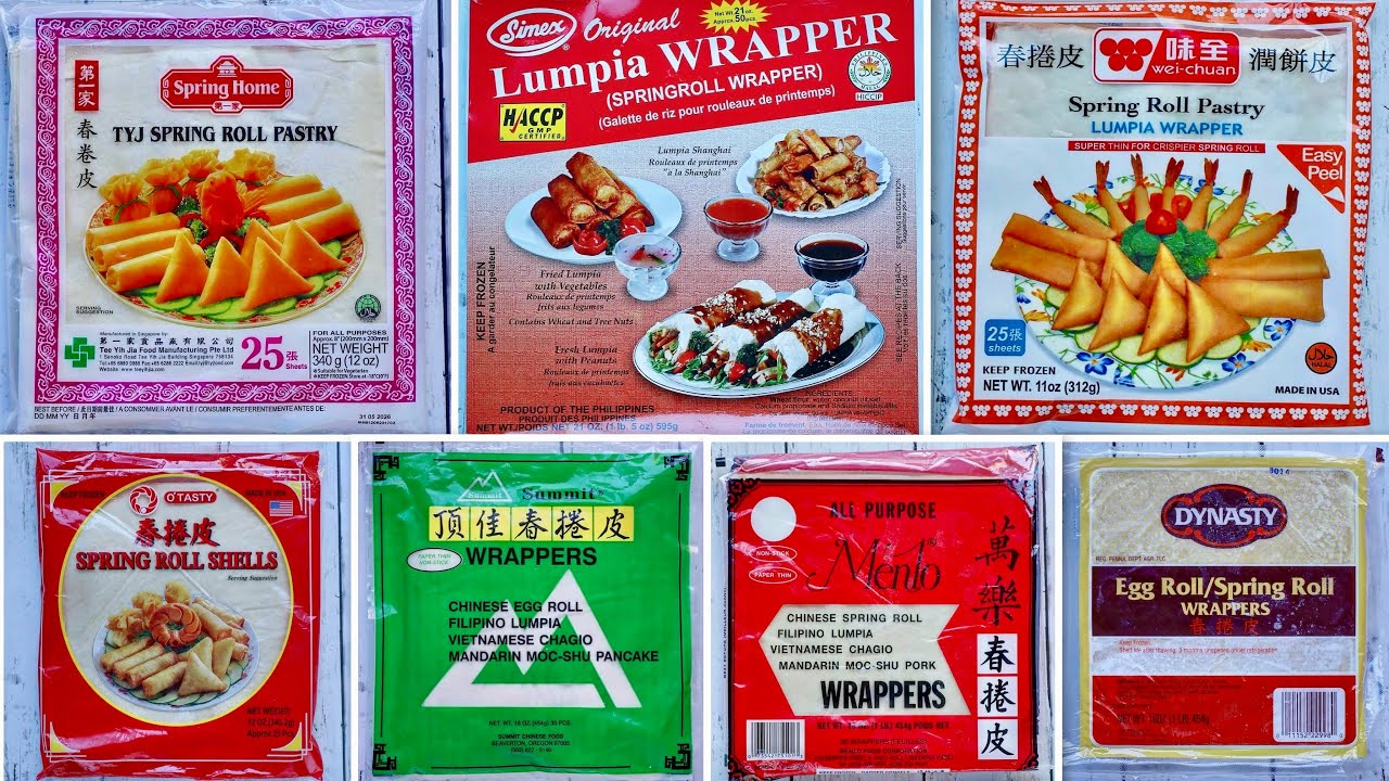 EGG ROLL WRAPPERS: Trying different brands (Comparing price, texture, thickness, color, & more)