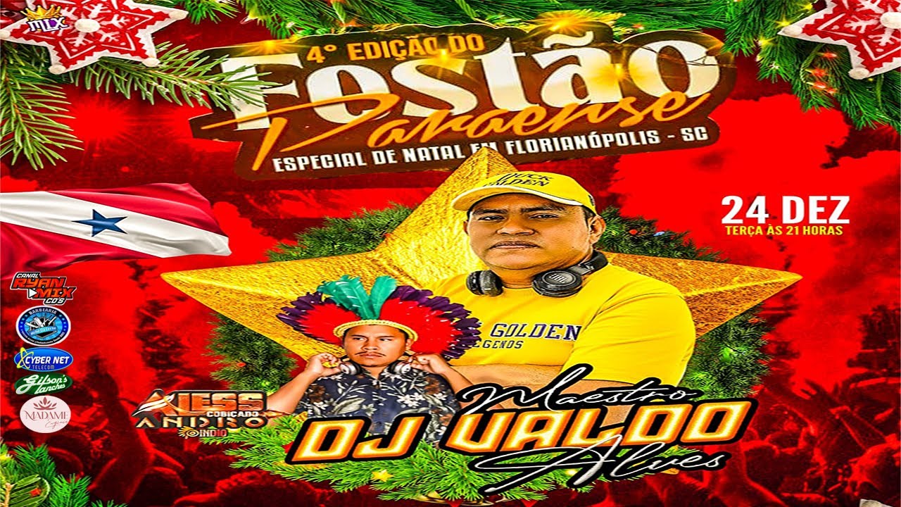 SET AO VIVO DJ VALDO ALVES NA FESTA PARAENSE FLORIANOPONIS SC - 24-12-2024