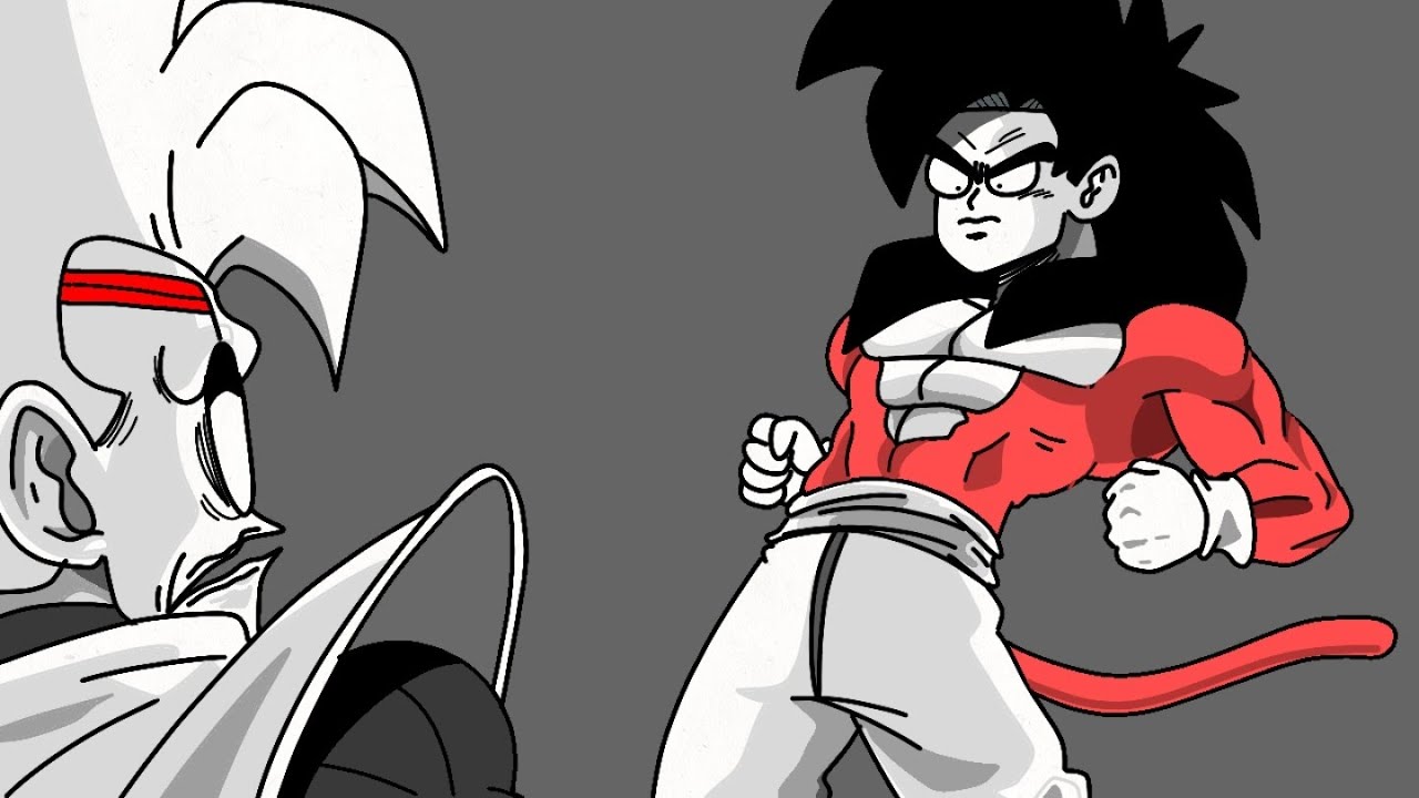 GOKU VS BABY VEGETA DA PIOR FORMA POSSÍVEL KKKK
