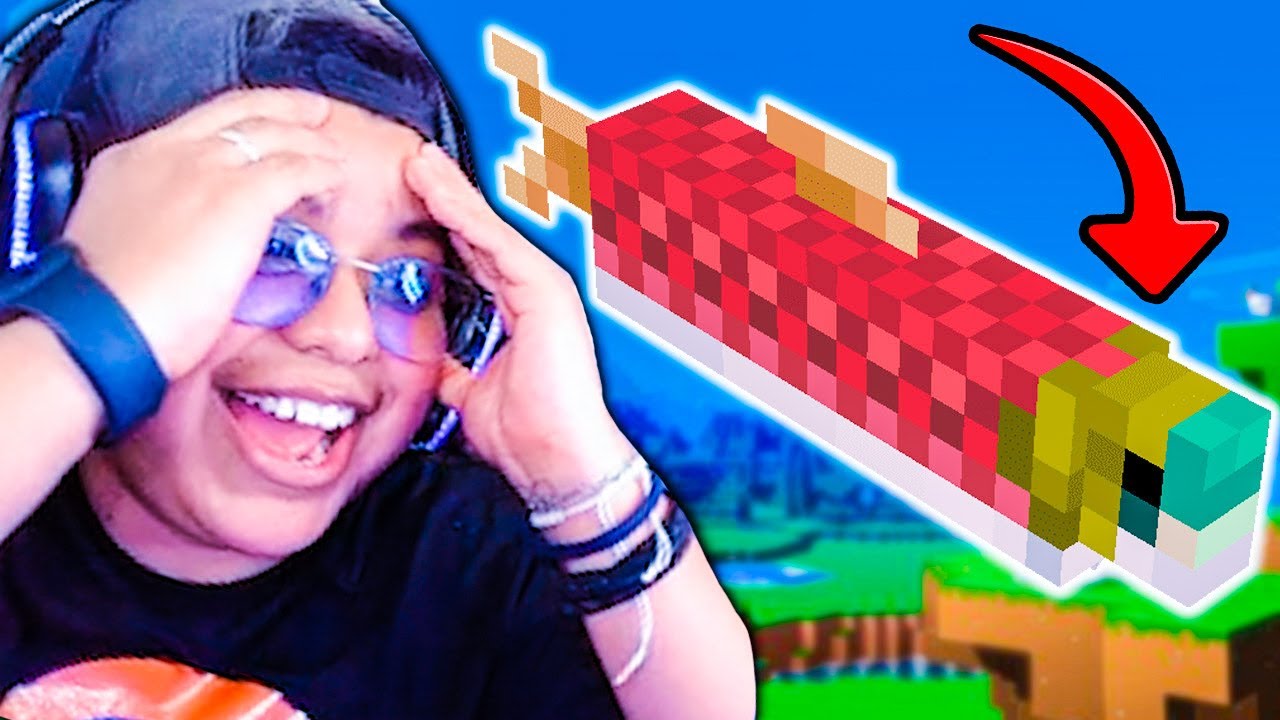 24 HORAS SIENDO UN PEZ EN MINECRAFT 🐟😂 | Minecraft But My Friend Is A Fish 🐟