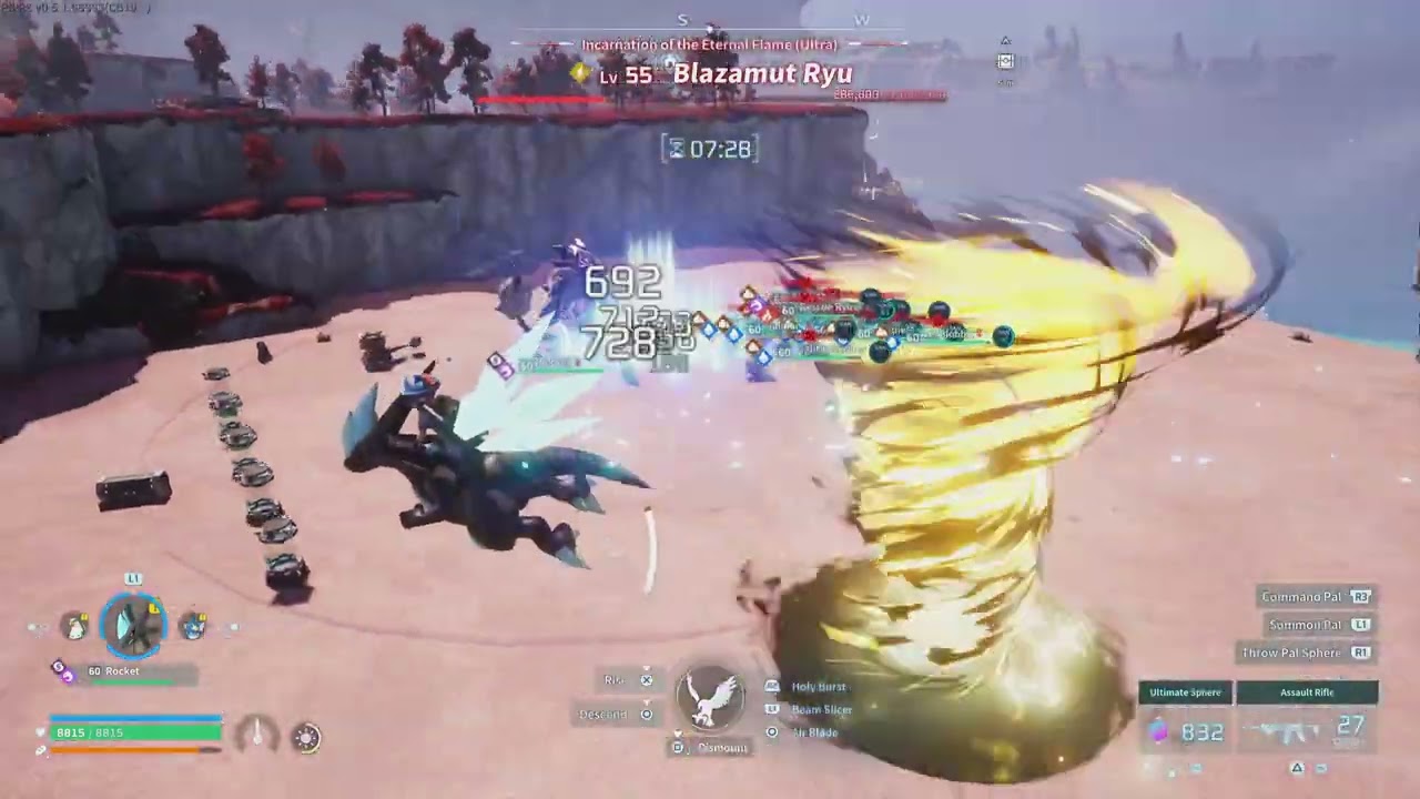 Palworld: Dumud Derp Army vs Ryu Ultra (No player damage, default world settings)