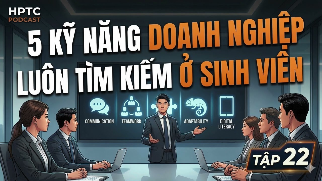 5 Kỹ Năng Vàng Doanh Nghiệp Cần Tại Sao Bằng Giỏi Vẫn Trượt Phỏng Vấn | HPTC Podcast Tập 22