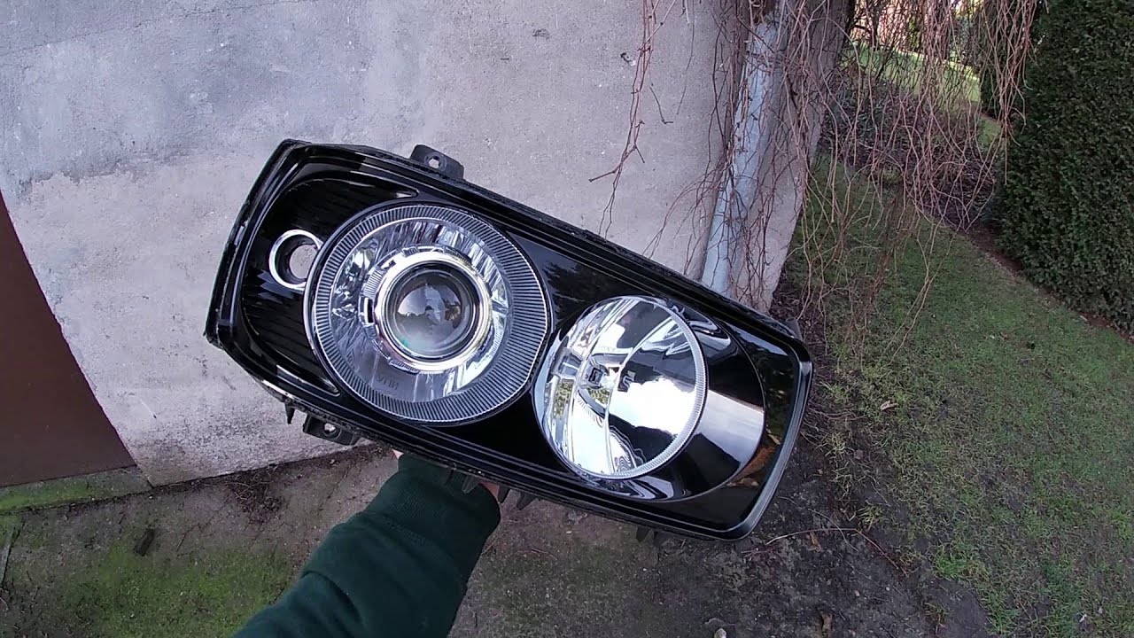 montaż soczewki bi-xenonowej do lampy Daf 'a