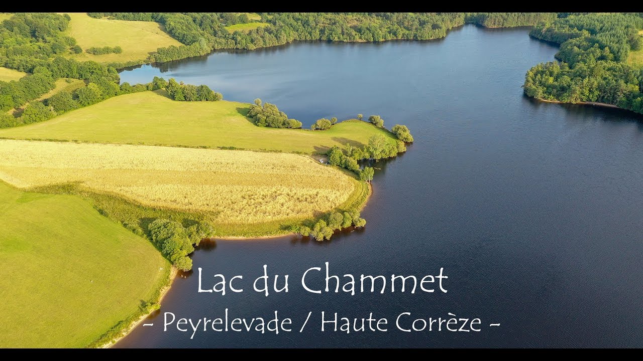 FCP [Drone 4K] - Lac du Chammet entre Creuse & Haute-Corrèze - Peyrelevade
