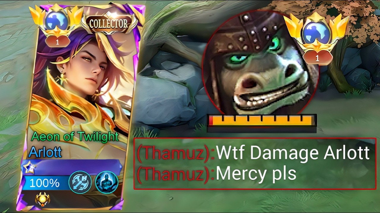 ARLOTT VS THAMUZ WHO WILL WIN? | BEST BUILD ARLOTT - MLBB