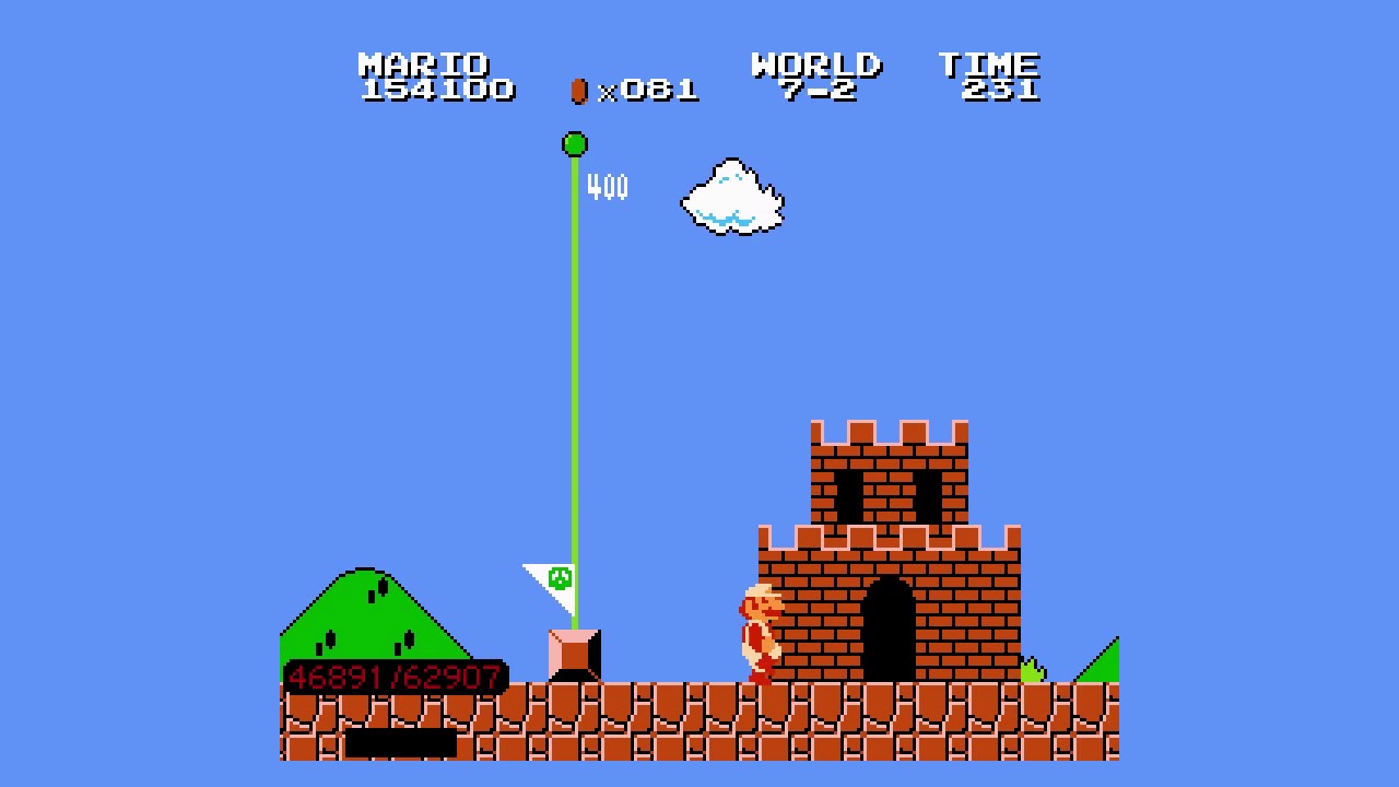 VS Super Mario Bros RTA speedrun 10:33.457
