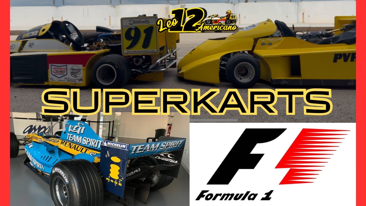 Test day en 🏁 Aspar Circuit con los🏎️ superkart vimos el F1 de Fernando Alonso y box de Marc Márquez