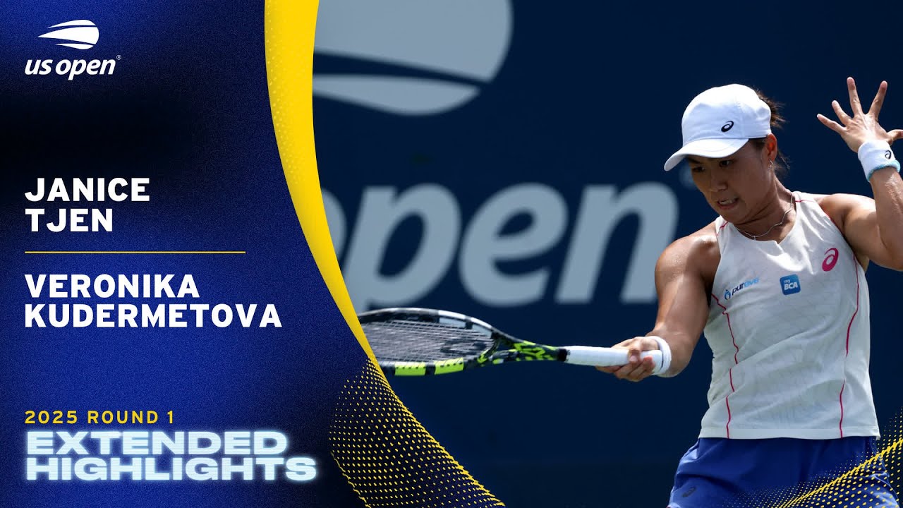 Janice Tjen vs. Veronika Kudermetova Extended Highlights | 2025 US Open Round 1