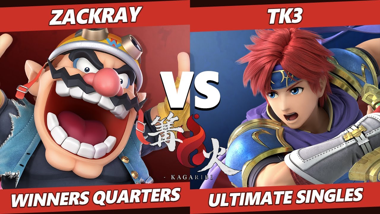 Kagaribi 1 Winners Quarters - GW｜Zackray (Wario, ROB, Joker) Vs. tk3 (Roy, Chrom) Smash Ultimate
