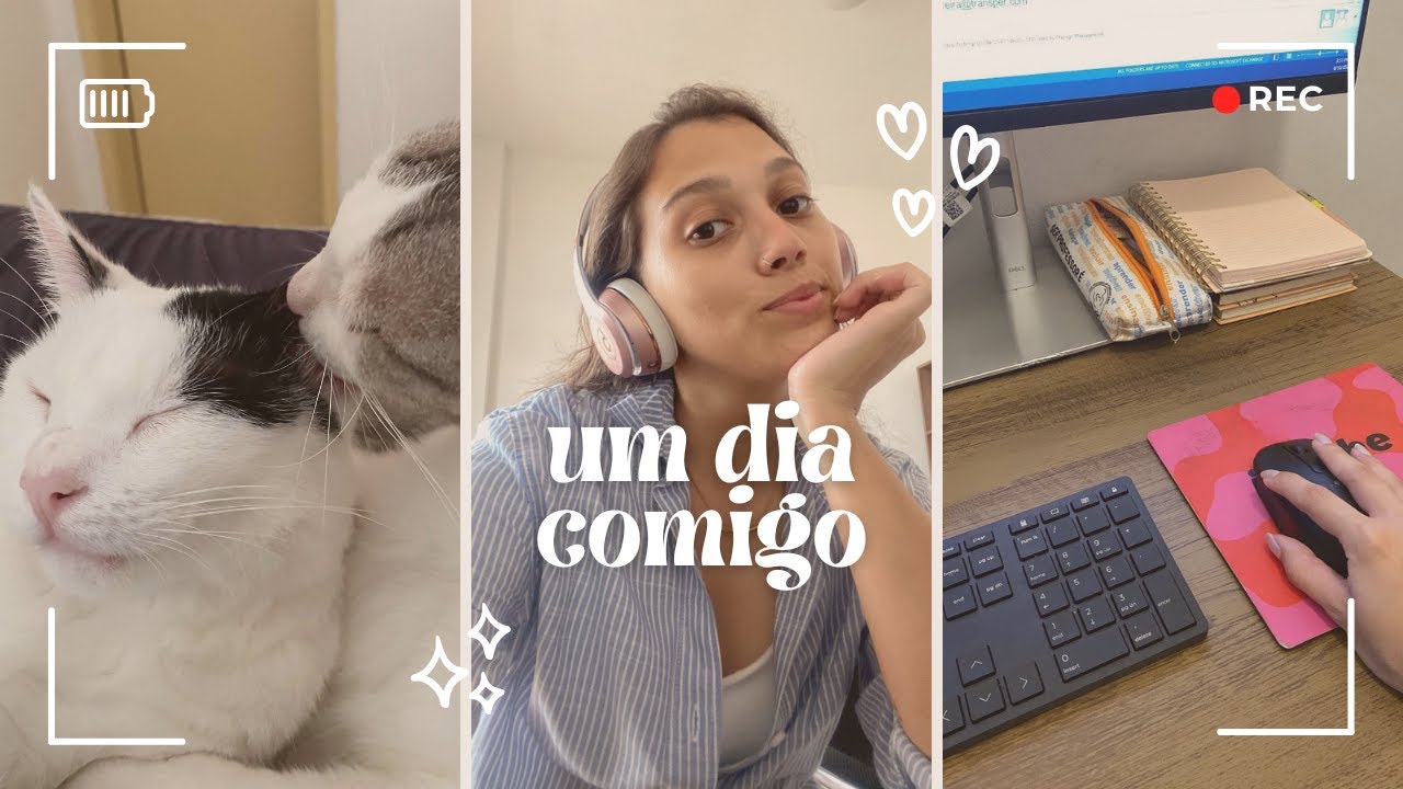 Meu dia no home office: gatos, dicas de vida e fim de dia relax!