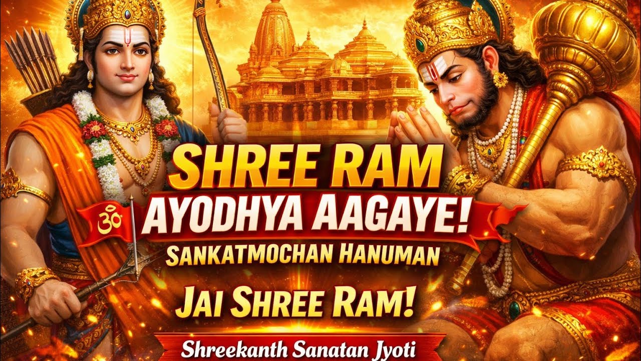 🔔 Ram Ji Ka Ayodhya Aagman ❤️ | Sankatmochan Hanuman Bhajan | Bhakti Mein Shakti