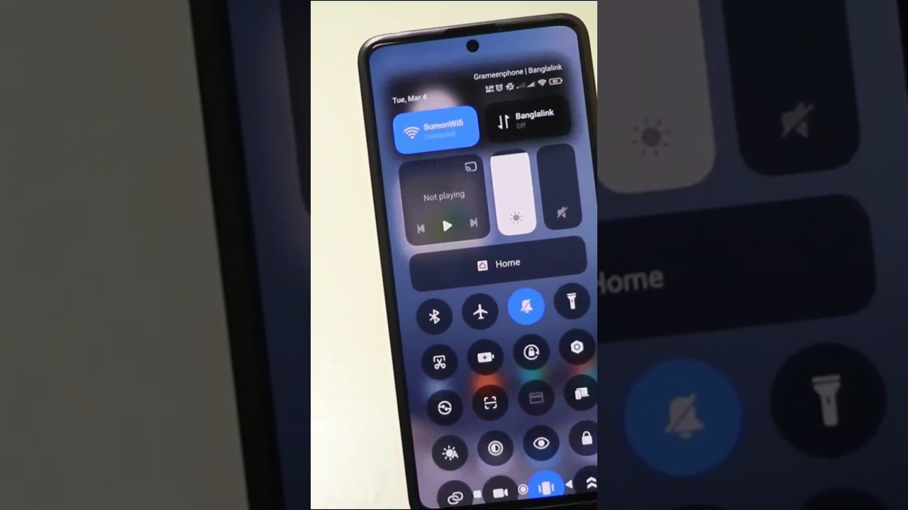HyperOS 2.0 🔥 New Notification Panel and Control Centre |#hyperos2 #pocox6 #poco #hyperOS #new #tech
