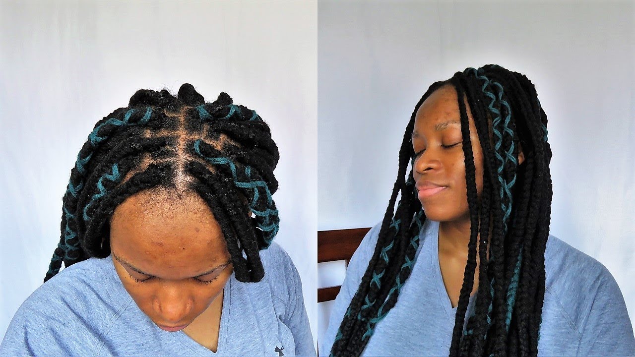 My New Jumbo Yarn Braids