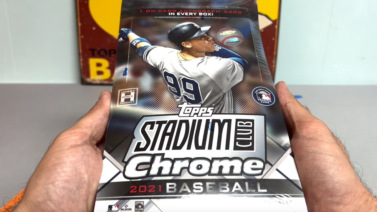 2021 Topps Stadium Club Chrome Hobby Box - Double Gold /50!!!!