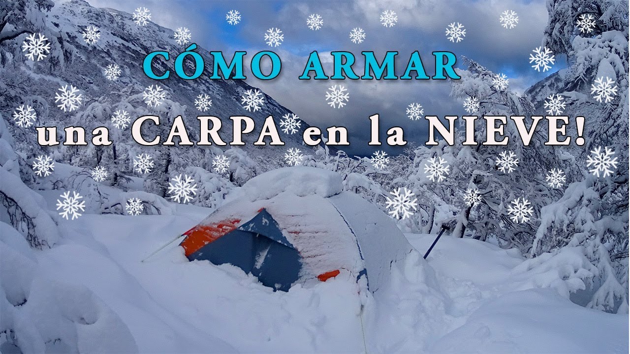 TUTORIAL DE MONTAÑA | CÓMO ARMAR una CARPA en la NIEVE #3