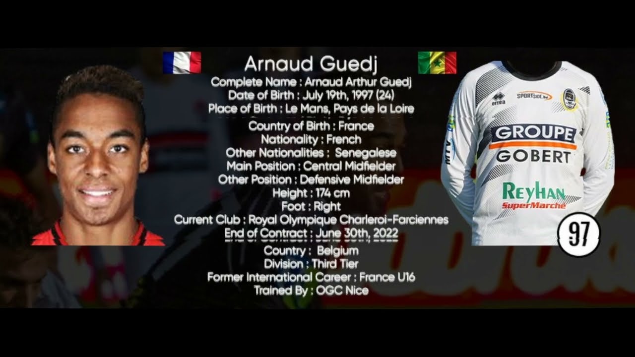 Arnaud Guedj Chapter II : Olympic Charleroi 2022 | Central Midfield 97'