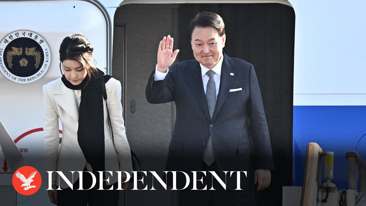 Live: South Korean president Yoon arrives in London for UK state visit