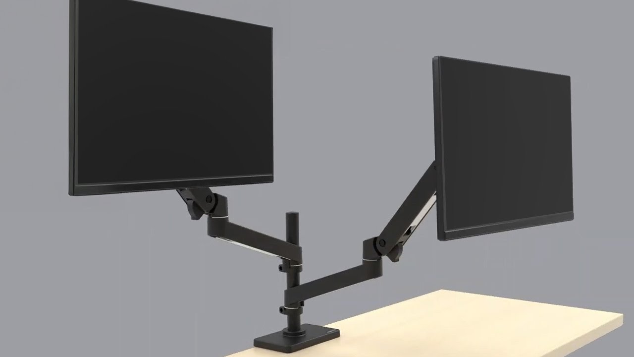 Ergotron LX Pro Dual Stacking Arm: Installation & Adjustment