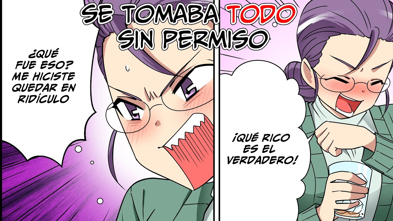 Teníamos una amiga que se tomaba hasta el agua de los floreros… [Doblaje latino]