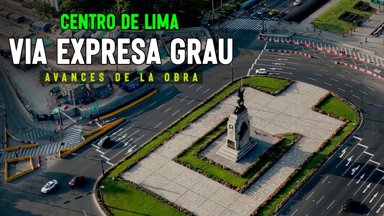 Avances Vía Expresa Grau y Línea Metro 2 de Lima