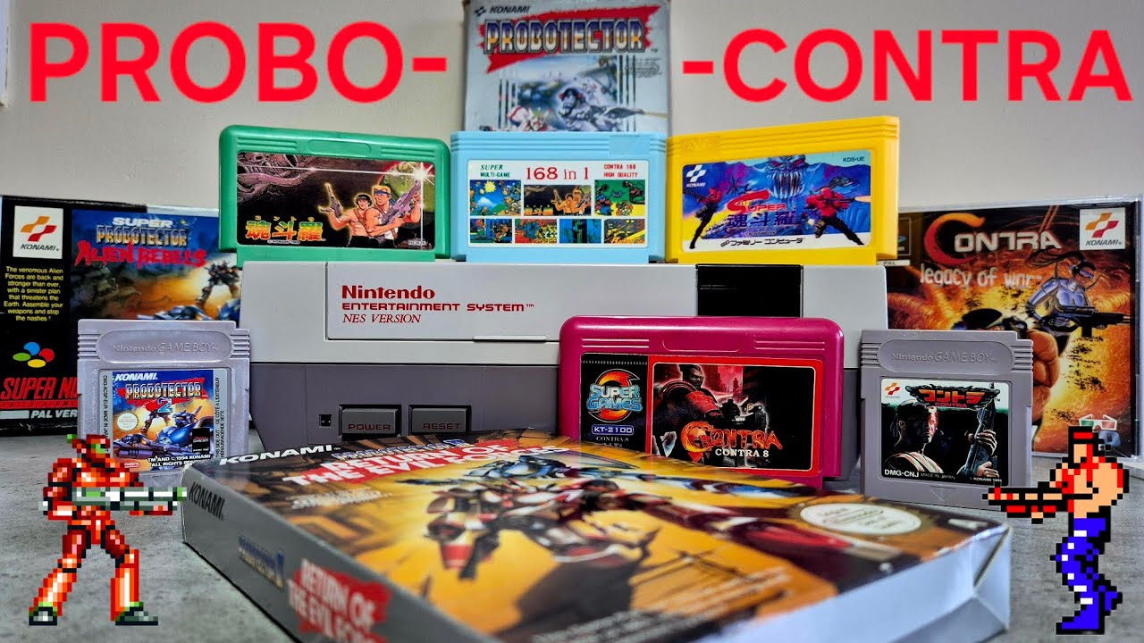Probotector II - NES (Dorwałem Oryginalny Nośnik)🫡
