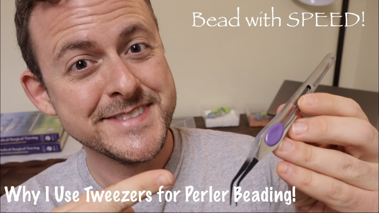 Why I Use Tweezers for Perler Beading! Bead with SPEED!