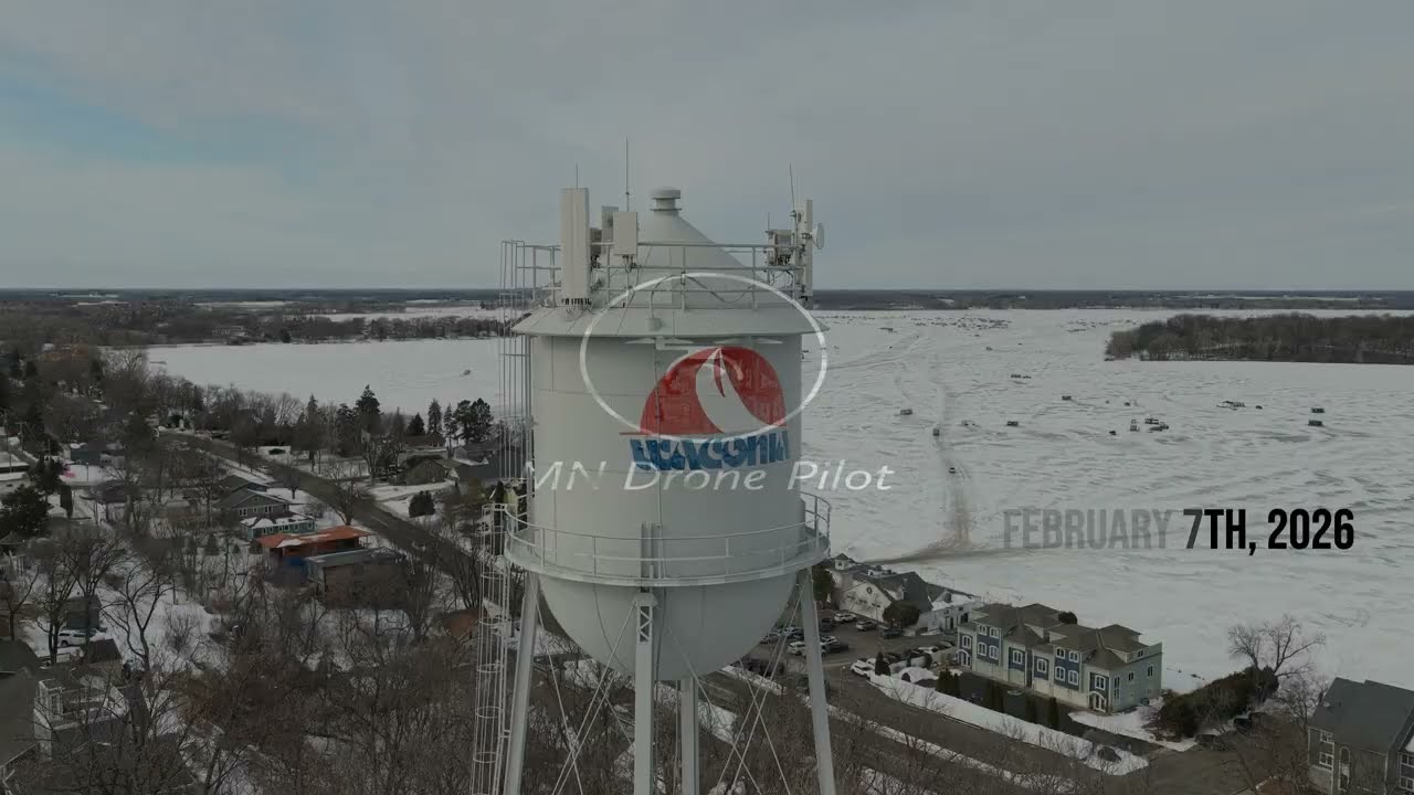 Lake Waconia Ice Fishing / Ice Houses - February 7th, 2026 - 4K