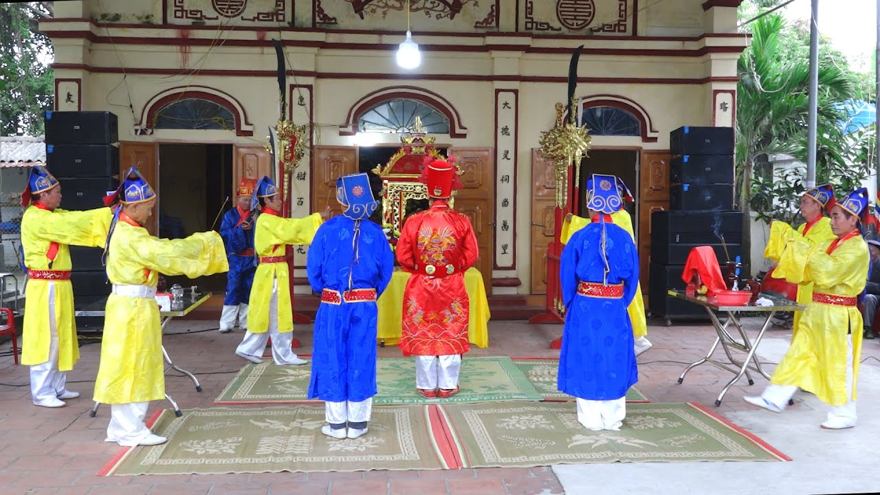 Đoàn Tế Nam Quan Thôn Truy Đình -  Tế Thánh Tại Đình Làng