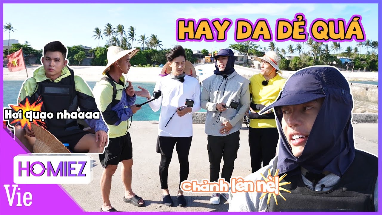 Chưa lên thuyền đã chí chóe, đôi bạn Jun Phạm với Dương Lâm đấu võ mồm khiến cả đoàn cười mệt