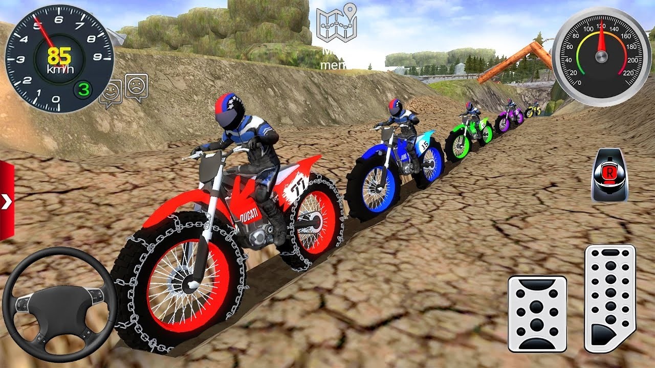 Motor Dirt Bikes driving Extreme Off-Road Multiplayer Game #2 - Offroad Outlaws Android ios Gameplay