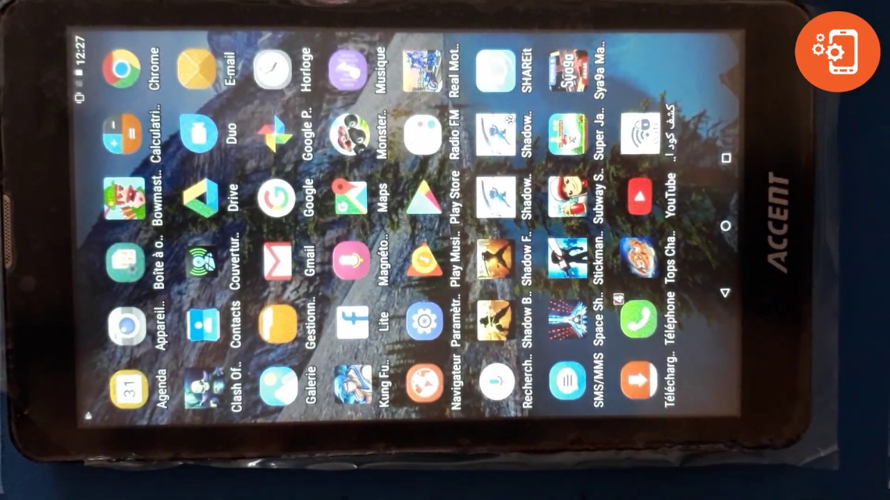 accent fast 7 touch screen replacement /changement tactile  تغيير شاشة اللمس للوحة
