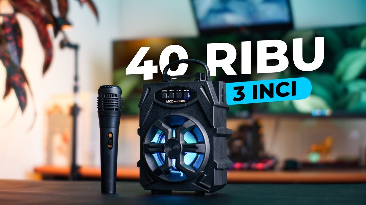 Speaker Karaoke Murah Berkualitas cuman 40K ? Unboxing dan Review speaker HF S288
