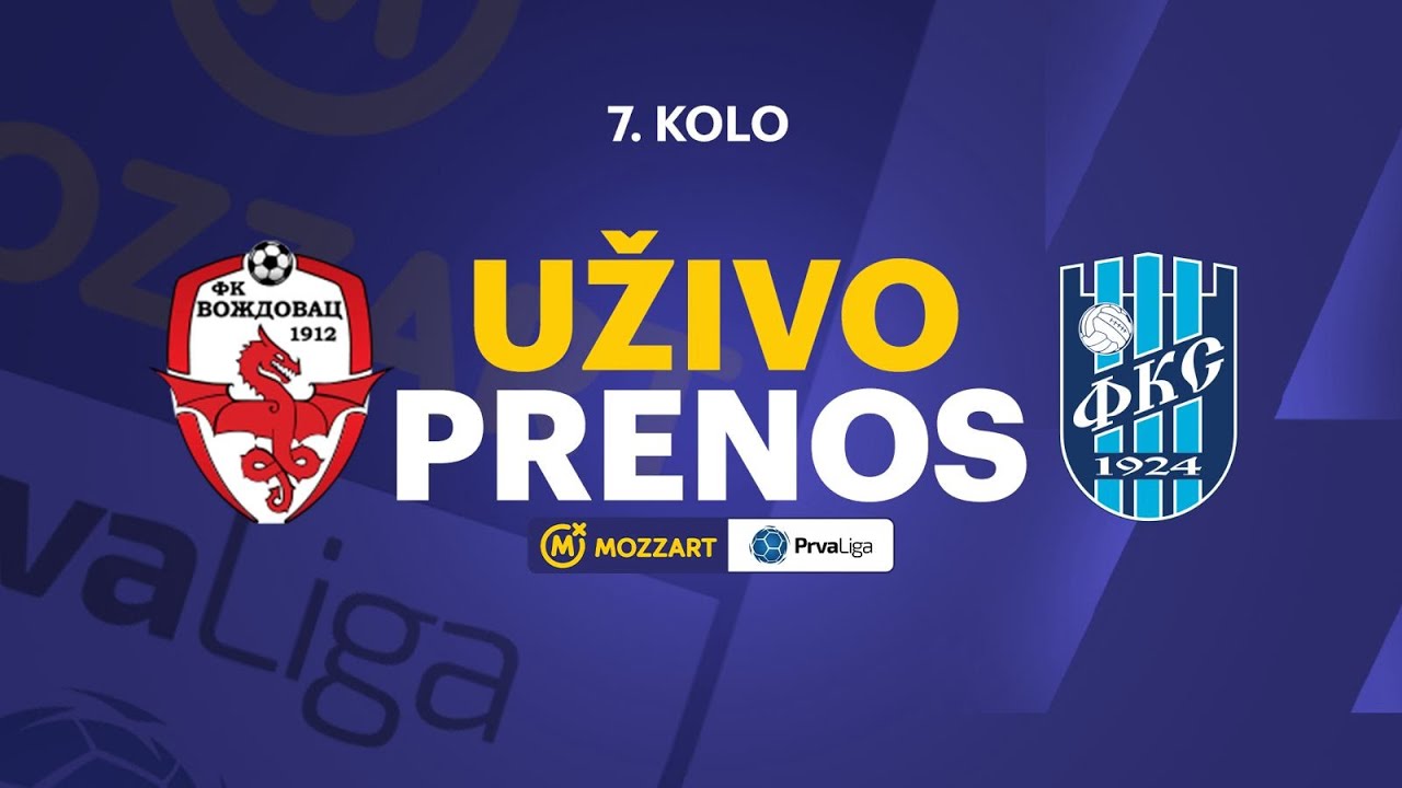 VOŽDOVAC - SMEDEREVO 1924 Mozzart Bet Prva liga Srbije 2024/25 7. Kolo