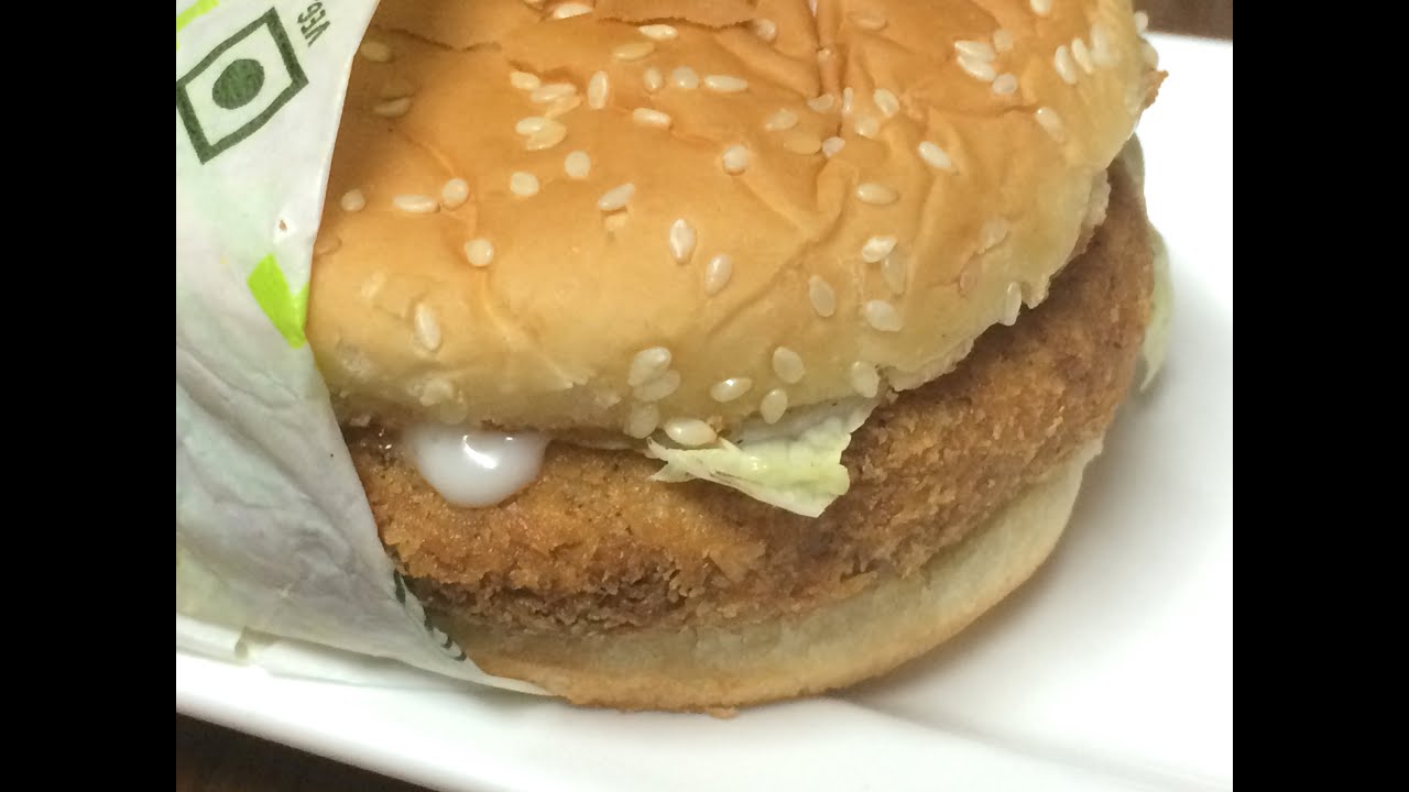 HOW TO MAKE MCDONALD'S MCVEGGIE BURGER | VEGGIE BURGER- recipe by bharatzkitchen