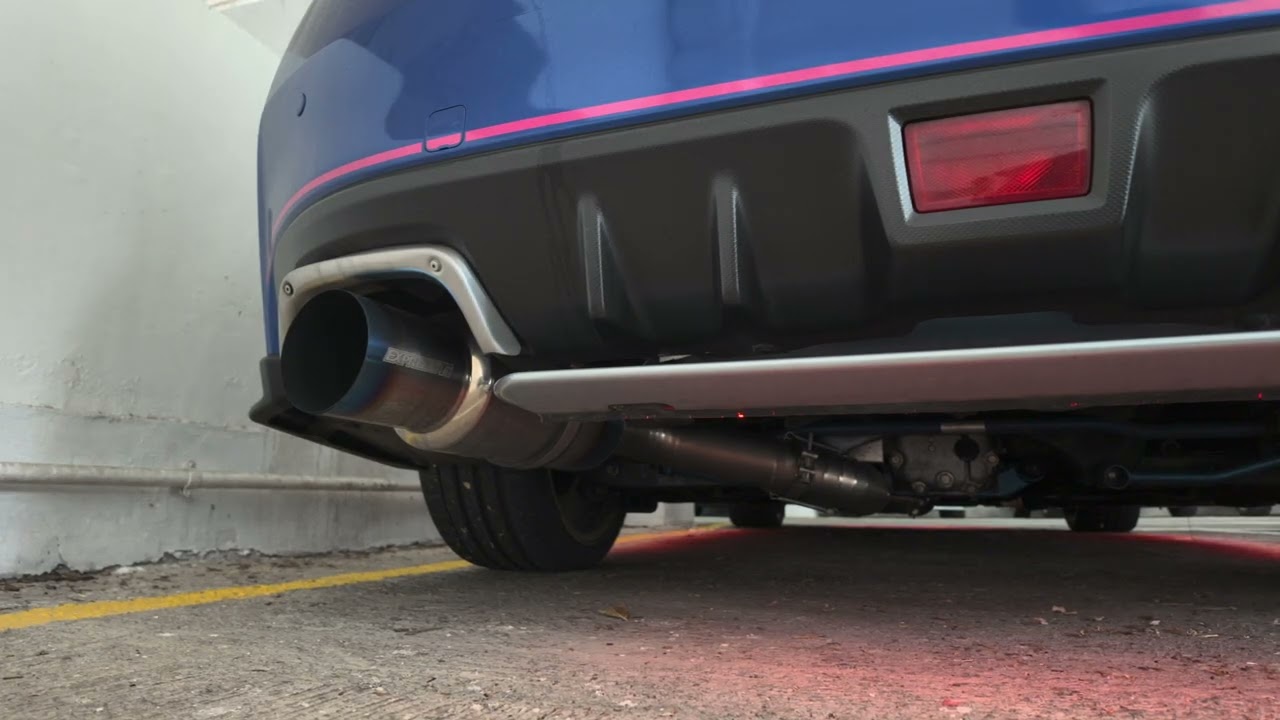 Tomei Expreme Ti Titanium Exhaust - Cold Start ｜ Subaru WRX STI｜EJ25