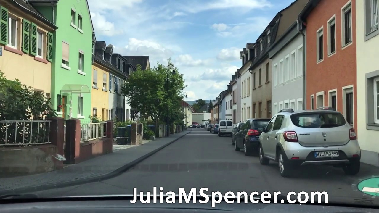 Drive through Pallien Trier West, Germany July 2017