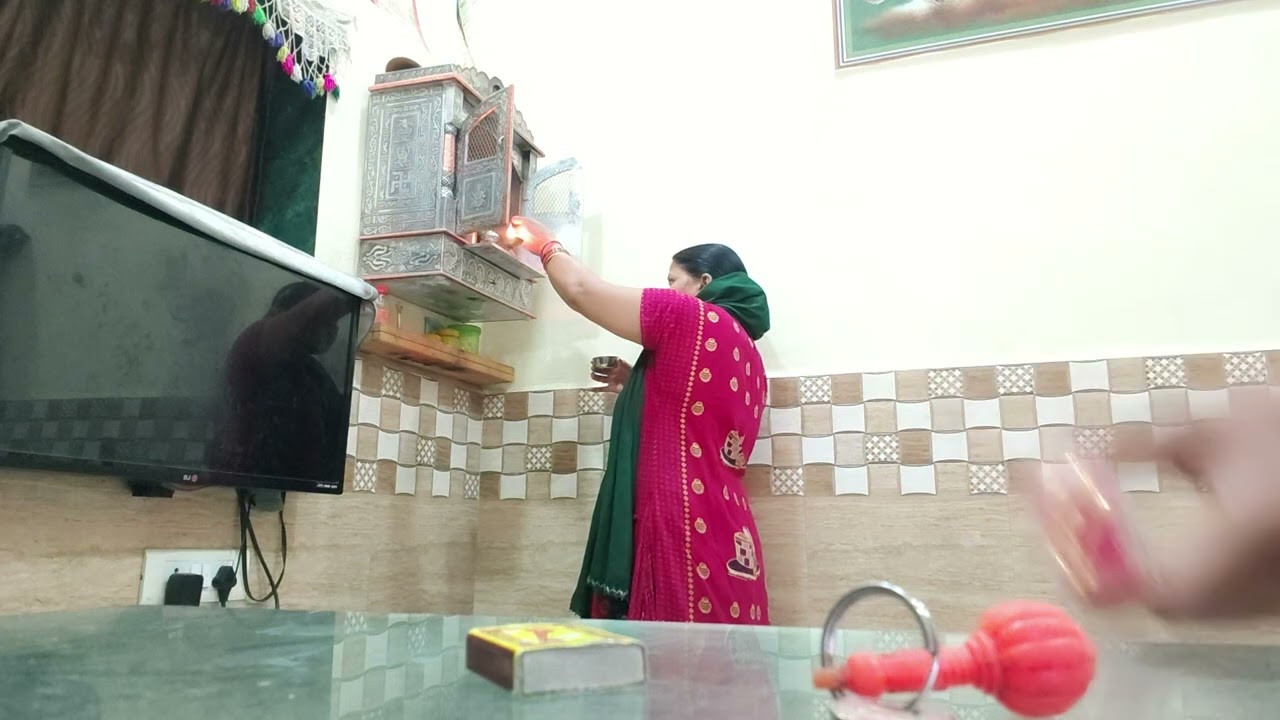 Radhe Krishna ka bhog Laga rahi hun video viral 