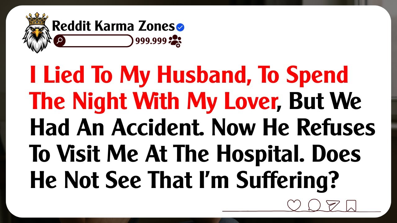I Lied To My Husband, To Spend The Night With My Lover, But We Had An Accident. Now He Refuses...