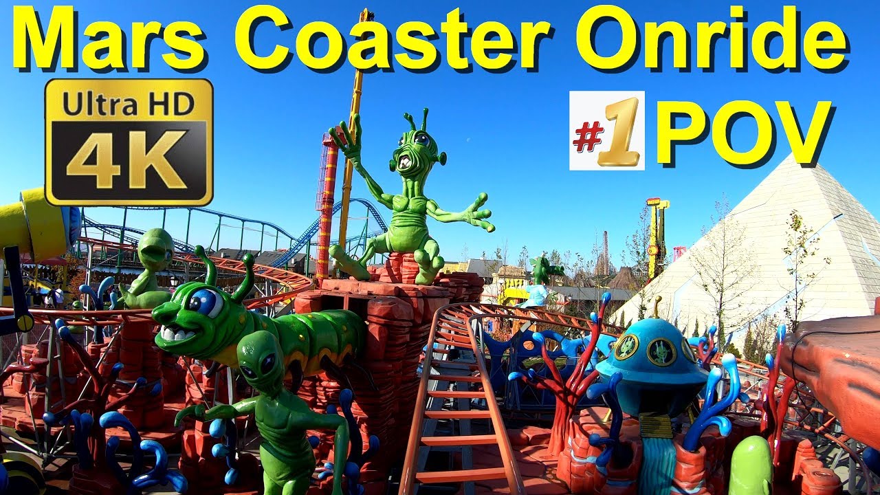 Mars Roller Coaster POV - Energylandia Amusement Park Poland  Mars Coaster Onride 2019 (4K) SBF Visa