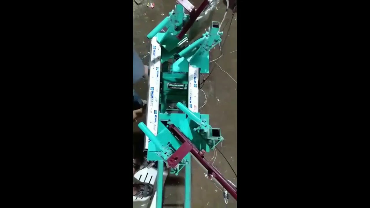 ماكينة  لحام الu PVC مزدوجة الراس