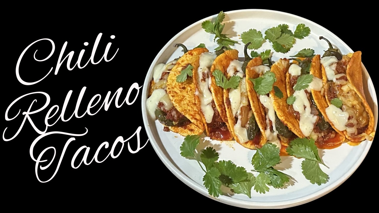 Chili Relleno Tacos for Galentine’s Day!