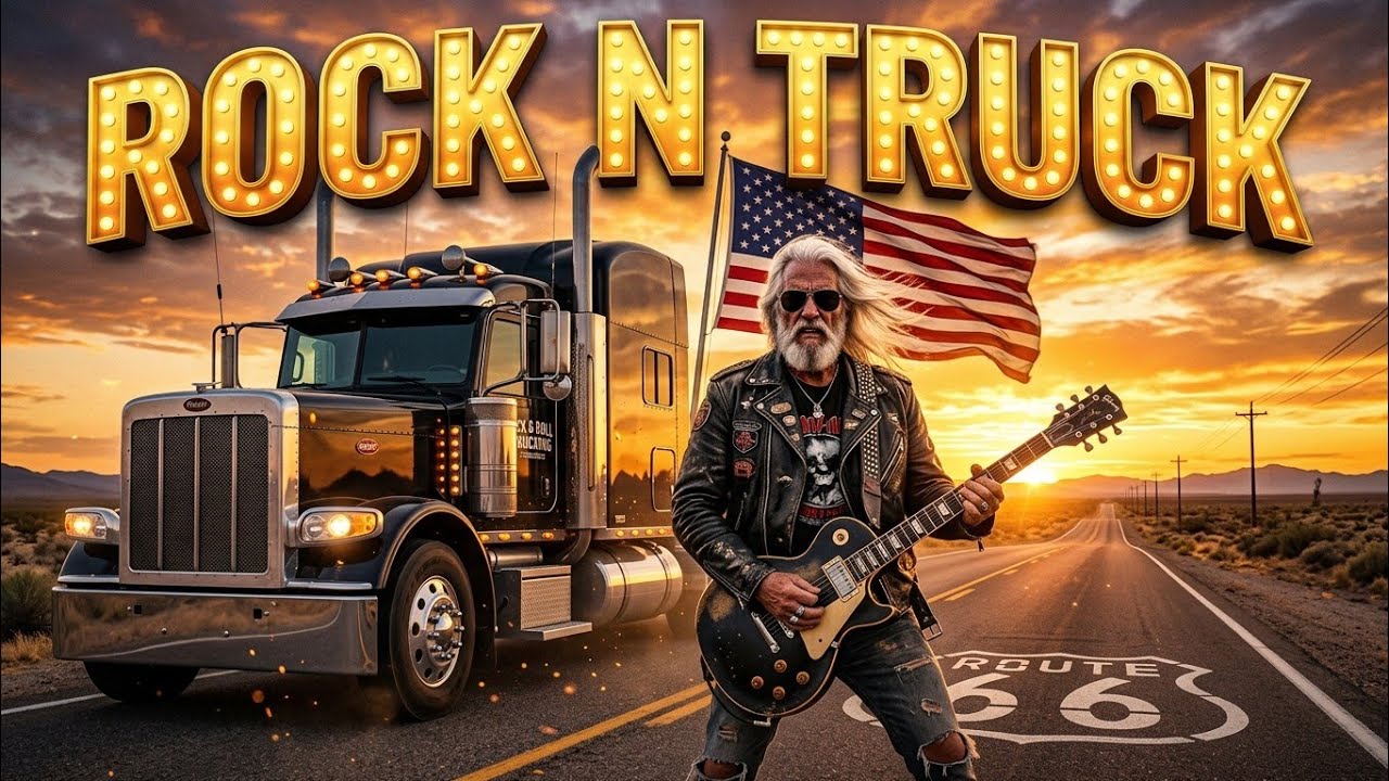 Rock N Truck – Road Kings Thunder Ride | Nonstop Country Rock Power Mix #TruckersVibe #RoadEnergy