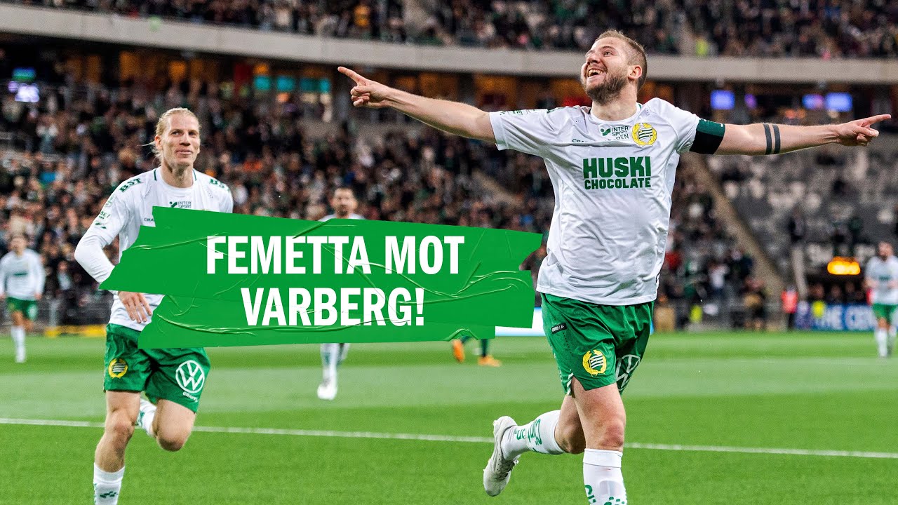 Sammandrag | Hammarby 5-1 Varberg | Bajen hakar på i toppen!