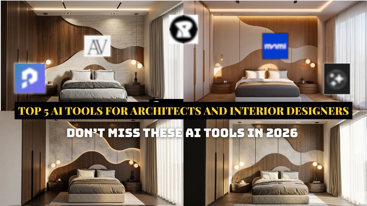 Top 5 AI Tools for Interior & Architectural Rendering | Step by step Tutorial