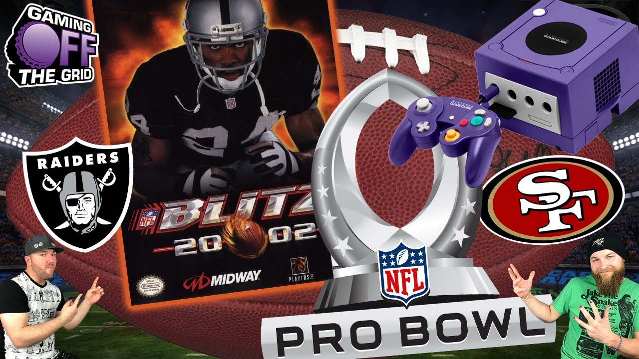 Let's Play NFL Blitz 2002 (GameCube) | NFL Pro Bowl Celebration! | Raiders VS 49ers