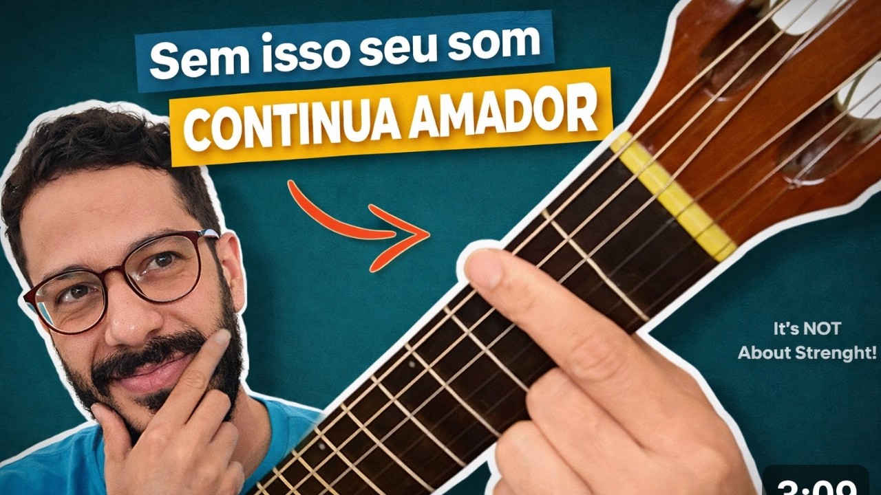 Sem isso seu som continua amador!