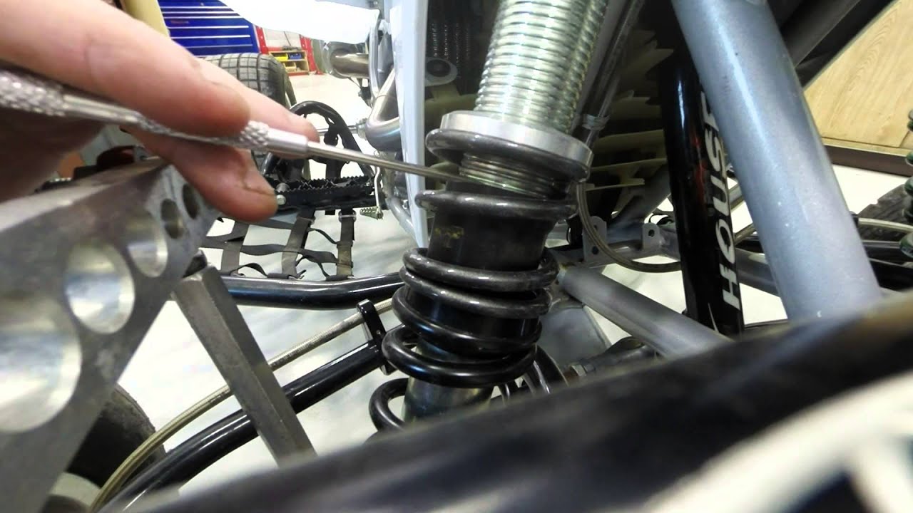 Measuring ATV Shock Crossover Gap
