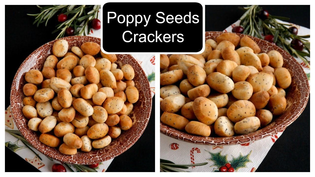 Poppy seeds Christmas crackers * Lietuviški Kūčiukai