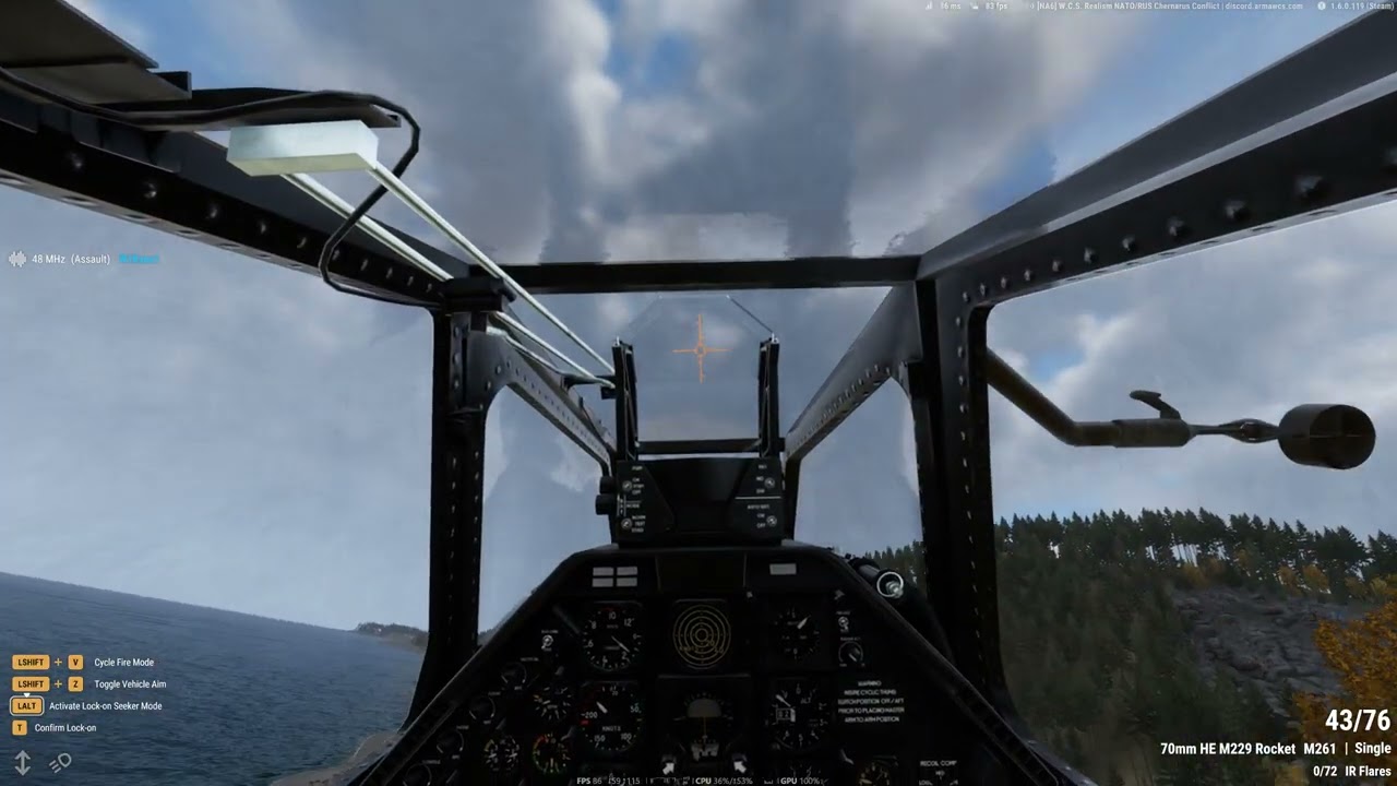 Arma Reforger 20 minutes of Cobra Piloting