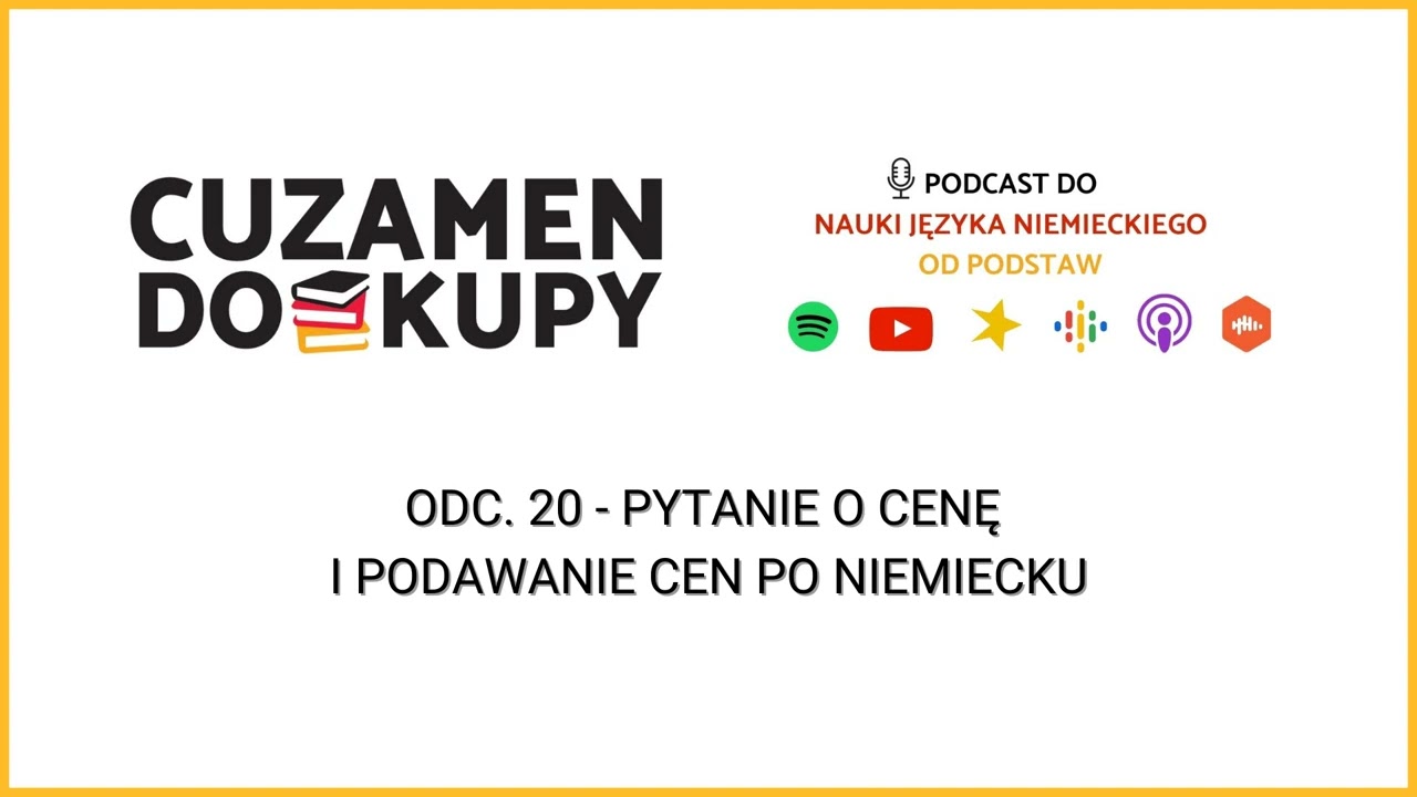odc. 20 - Pytanie o cenę i podawanie cen po niemiecku